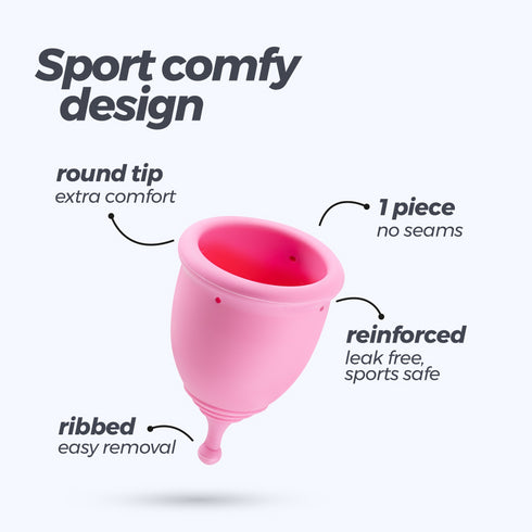 Crushious Minerva Reusable Menstrual Cups 2-Pack